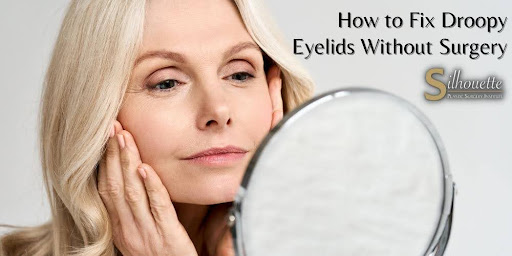 how to fix droopy eyelids without surgery